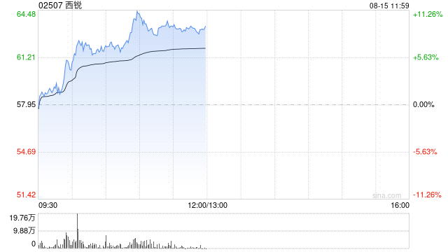 西锐盘中一度涨超11%创新高 年内股价已累计涨超2倍